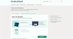 Desktop Screenshot of bankieren.triodos.nl